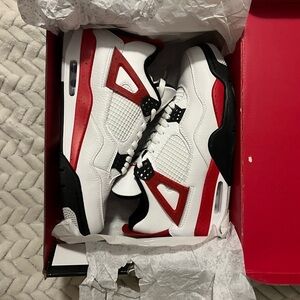 Nike Air Jordan 4 Retro Red Cement Men's Size 11